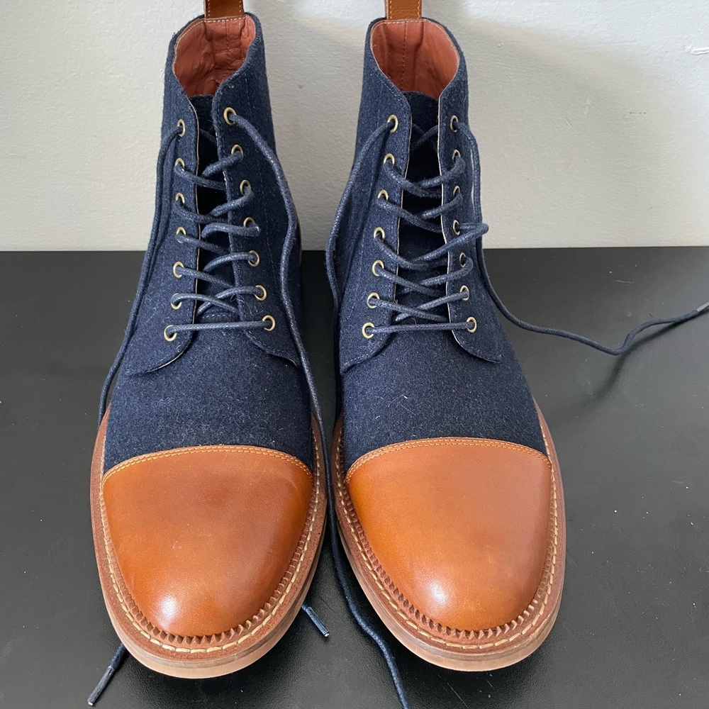 Vintage Foundry Men's Remington Cap Toe Dress Boot